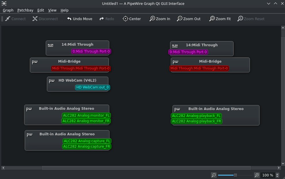 qpwgraph on my system